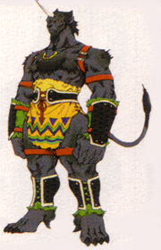 Square design for a Ronso Warrior